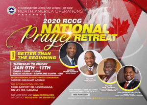2020 RCCG National Prayer Retreat - Canada @ The International Centre