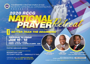 2020 RCCG National Prayer Retreat -USA @ Dayspring Conference Centre - Redemption Camp