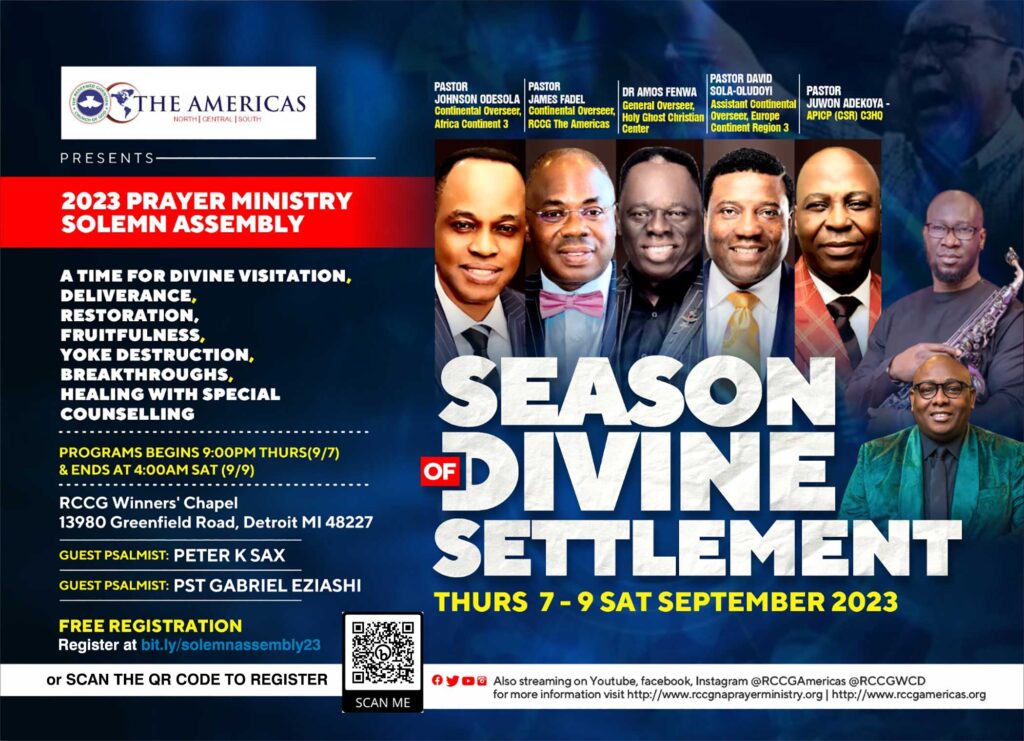 Solemn Assembly North America Operations, RCCG